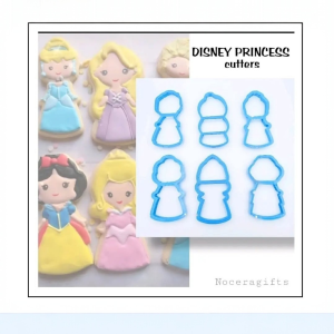 Princess Inspired Girl Cookie Cutter Set – Fairytale Theme
