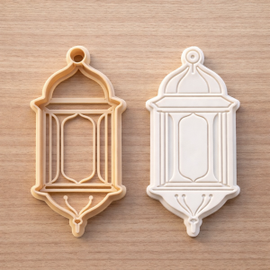 Islamic Lantern Cookie Cutter & Embosser – Ramadan Decor Cookie Set
