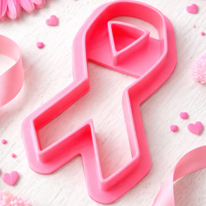 Breast Cancer Awareness Ribbon Cookie Cutter