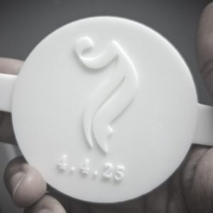 Saudi Emblem Cookie Cutter – Palm Tree & Crossed Swords Design