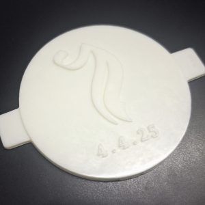 Saudi Emblem Cookie Cutter – Palm Tree & Crossed Swords Design