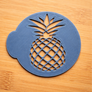 Pineapple Coffee Stencil – Latte Art & Dessert Dusting Stencil