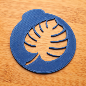 Monstera Leaf Coffee Stencil – Latte Art & Dessert Dusting Stencil